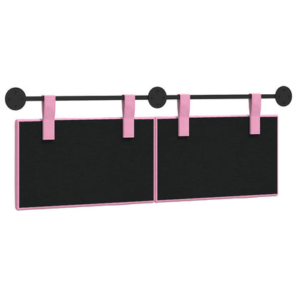 Hangend Hoofdeinde Wandgemonteerd Roze 150 x 55 x 5 cm Stof
