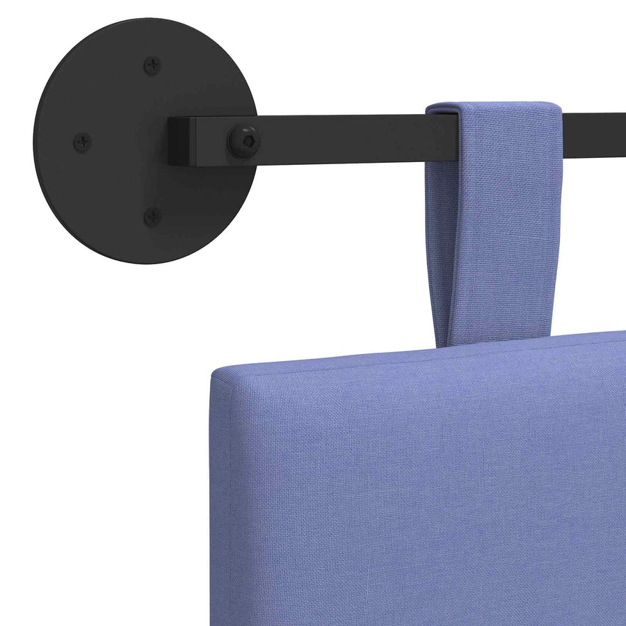Hangend Hoofdeinde Gestreept Jeans Blauw 150 x 55 x 5 cm Stof
