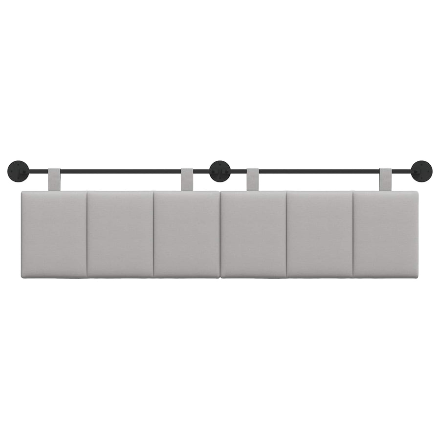 Hangend Hoofdeinde Gestreept Wolkengrijs 170 x 55 x 5 cm Stof
