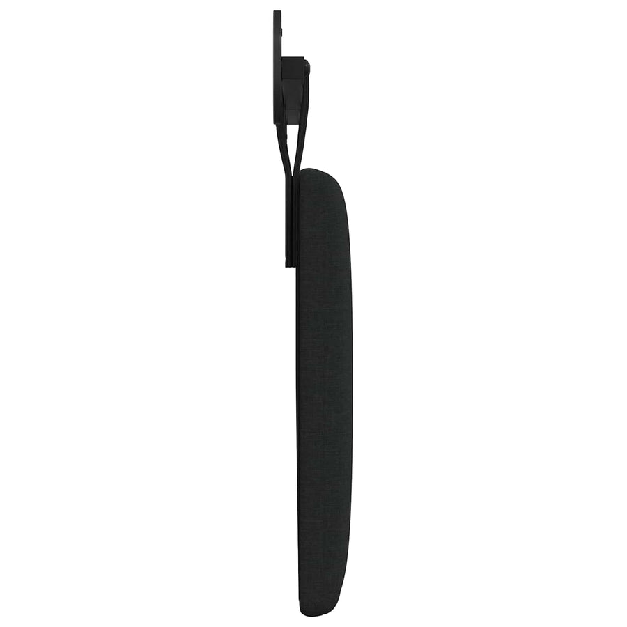 Hangend Hoofdeinde Wandgemonteerd Zwart 170 x 55 x 5 cm Stof