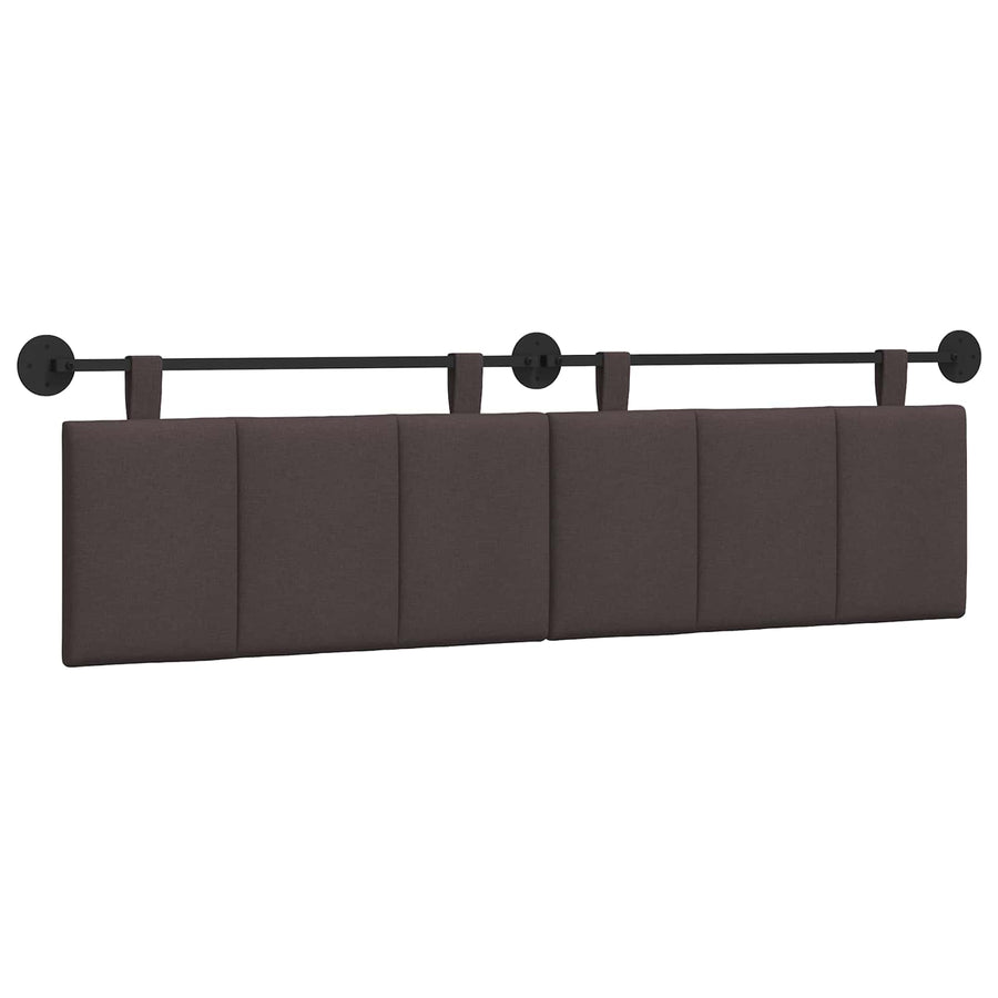 Hangend Hoofdeinde Gestreept Donkerbruin 170 x 55 x 5 cm Stof