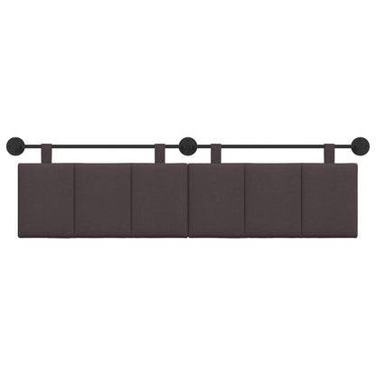 Hangend Hoofdeinde Gestreept Donkerbruin 170 x 55 x 5 cm Stof
