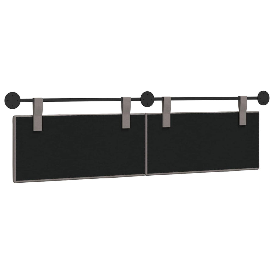 Hangend Hoofdeinde Wandgemonteerd Taupe 170 x 55 x 5 cm Stof