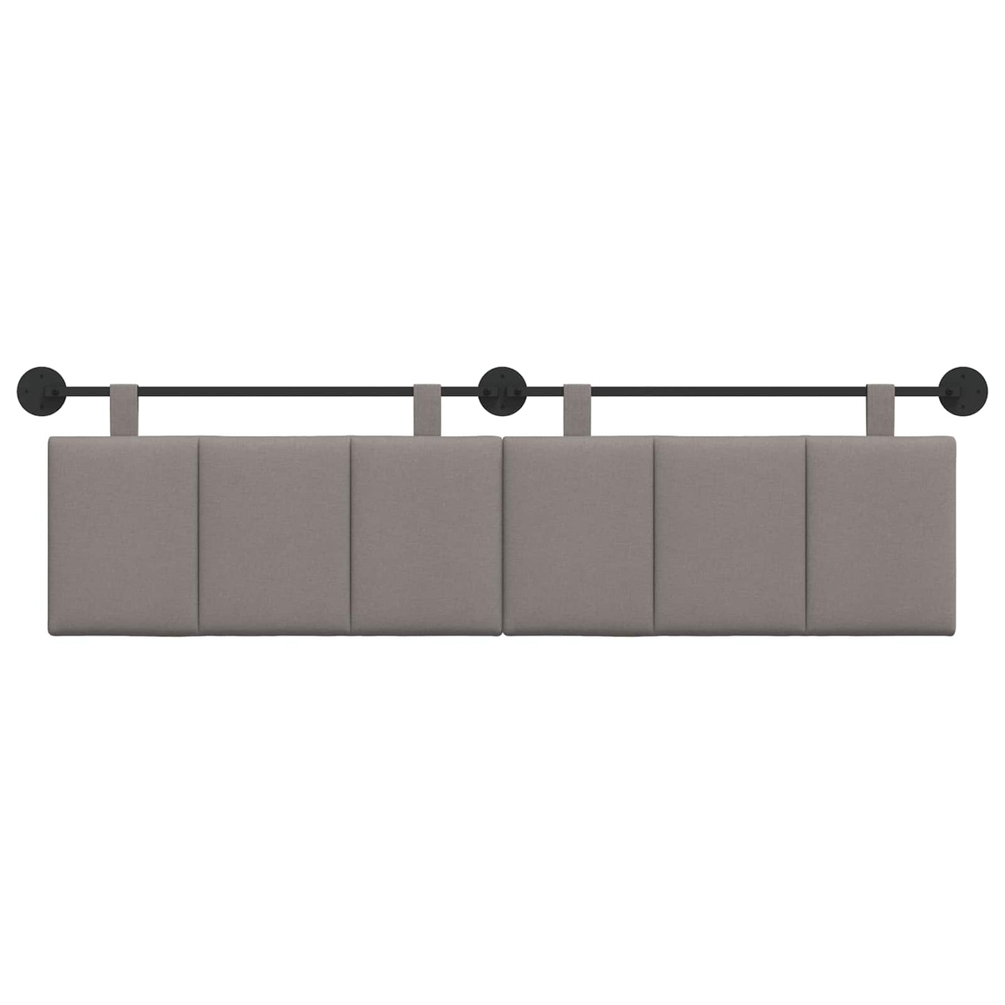Hangend Hoofdeinde Wandgemonteerd Taupe 170 x 55 x 5 cm Stof