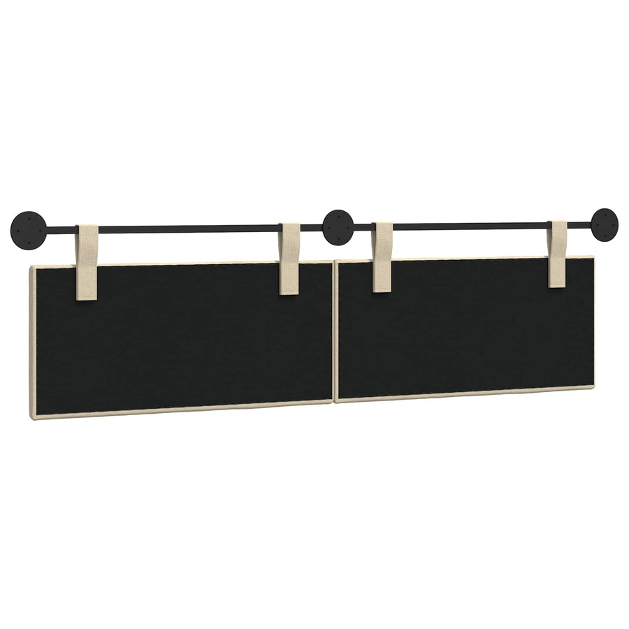 Hangend Hoofdeinde Wandgemonteerd Crème 170 x 55 x 5 cm Stof