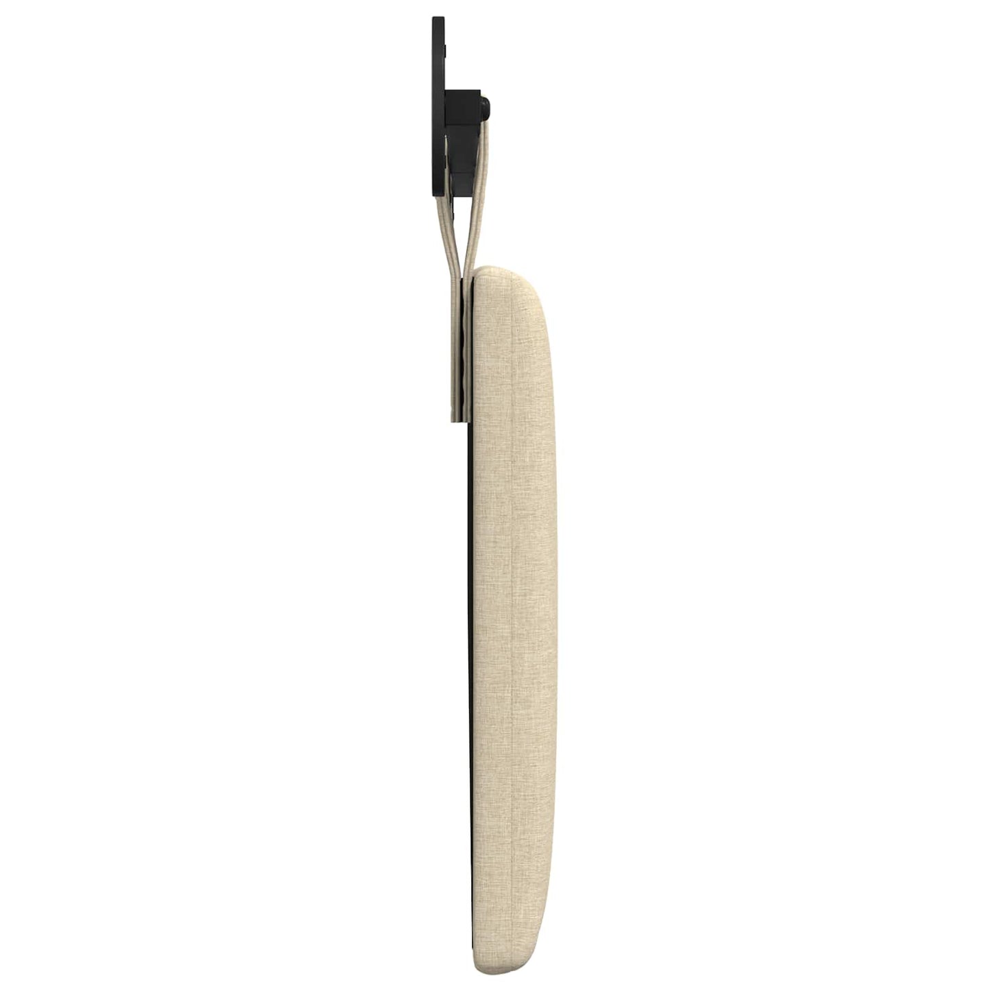 Hangend Hoofdeinde Wandgemonteerd Crème 170 x 55 x 5 cm Stof