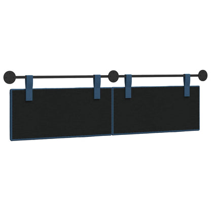 Hangend Hoofdeinde Wandgemonteerd Blauw 170 x 55 x 5 cm Stof