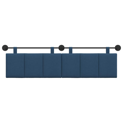 Hangend Hoofdeinde Wandgemonteerd Blauw 170 x 55 x 5 cm Stof