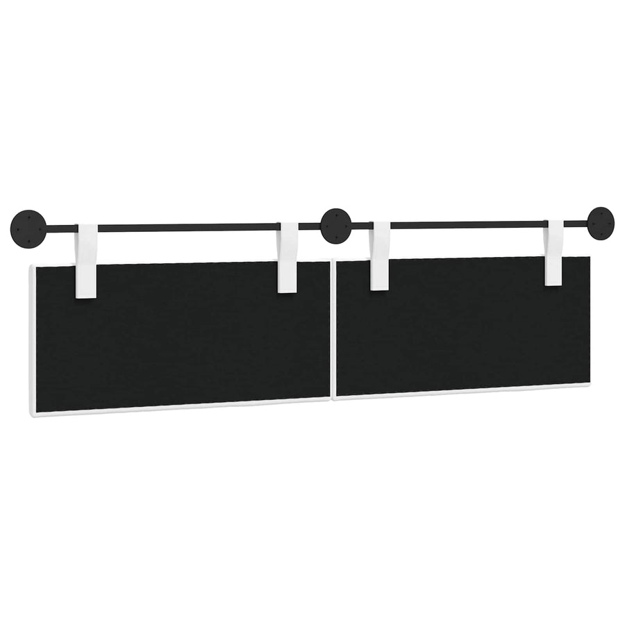 Hangend Hoofdeinde Wandgemonteerd Wit 170 x 55 x 5 cm Stof