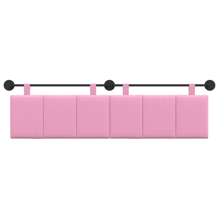 Hangend Hoofdeinde Wandgemonteerd Roze 170 x 55 x 5 cm Stof