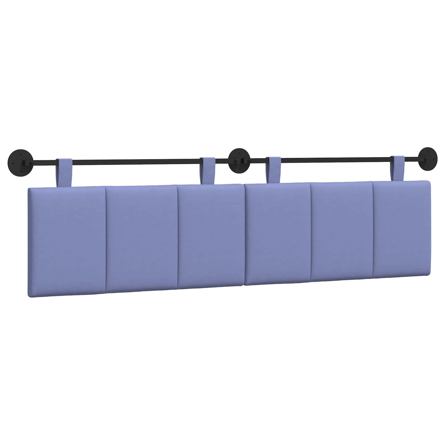 Hangend Hoofdeinde Gestreept Jeans Blauw 170 x 55 x 5 cm Stof