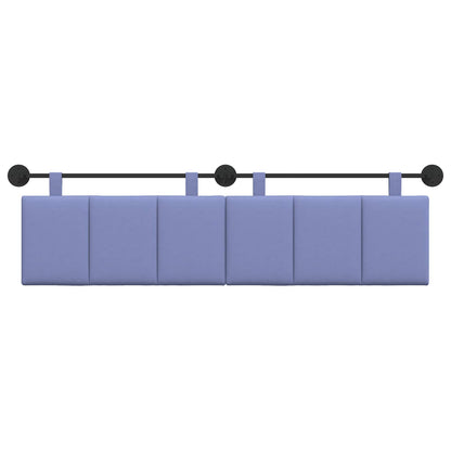 Hangend Hoofdeinde Gestreept Jeans Blauw 170 x 55 x 5 cm Stof
