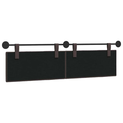 Hangend Hoofdeinde Gestreept Donkerbruin 190 x 55 x 5 cm Stof