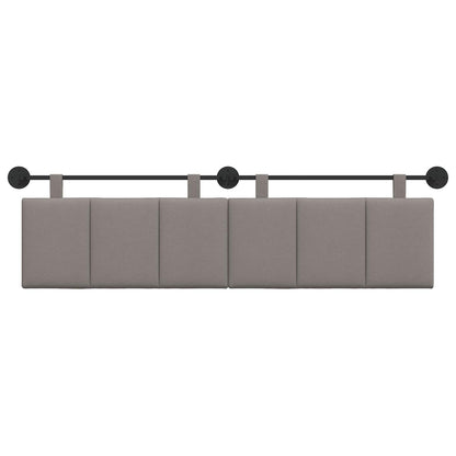 Hangend Hoofdeinde Wandgemonteerd Taupe 190 x 55 x 5 cm Stof
