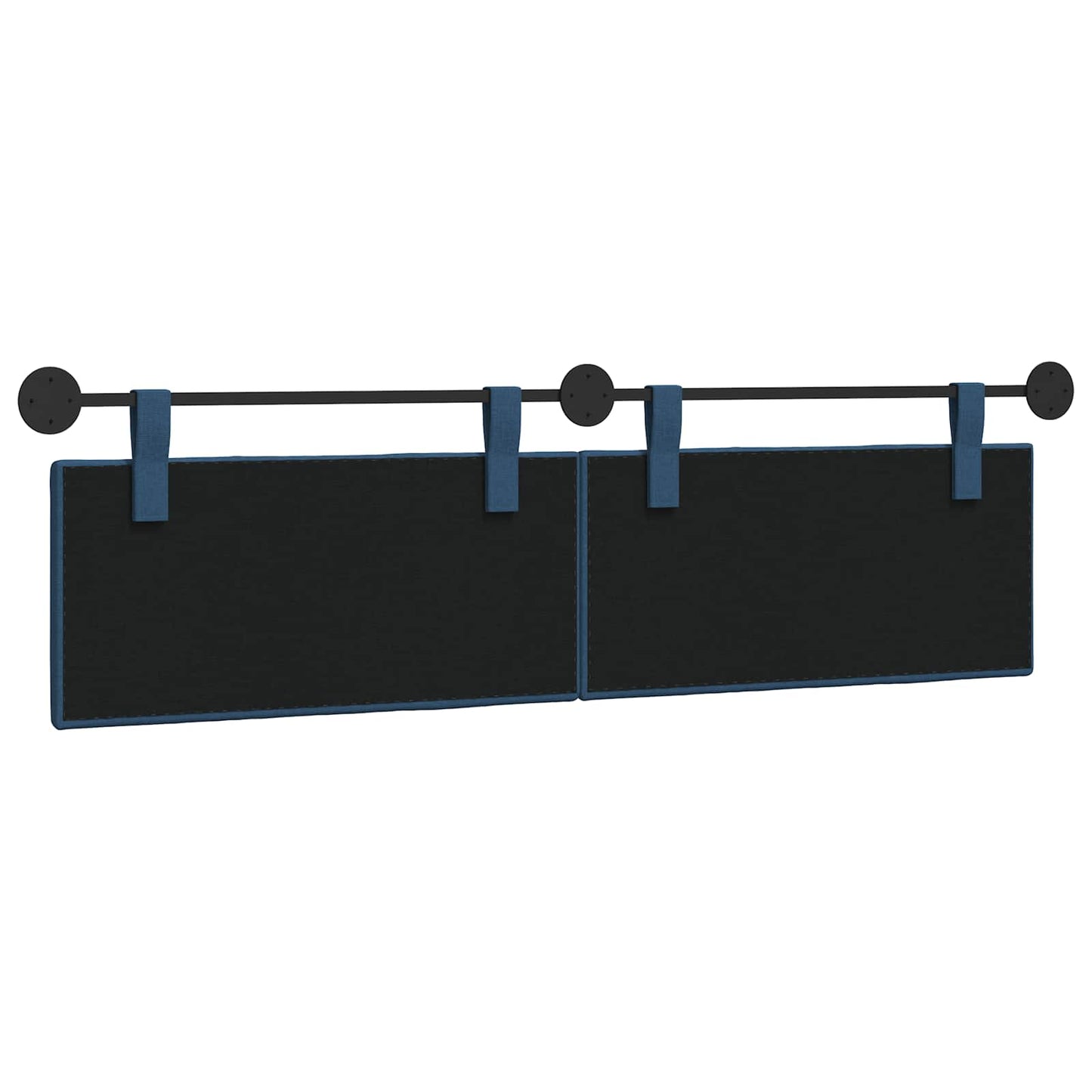 Hangend Hoofdeinde Wandgemonteerd Blauw 190 x 55 x 5 cm Stof