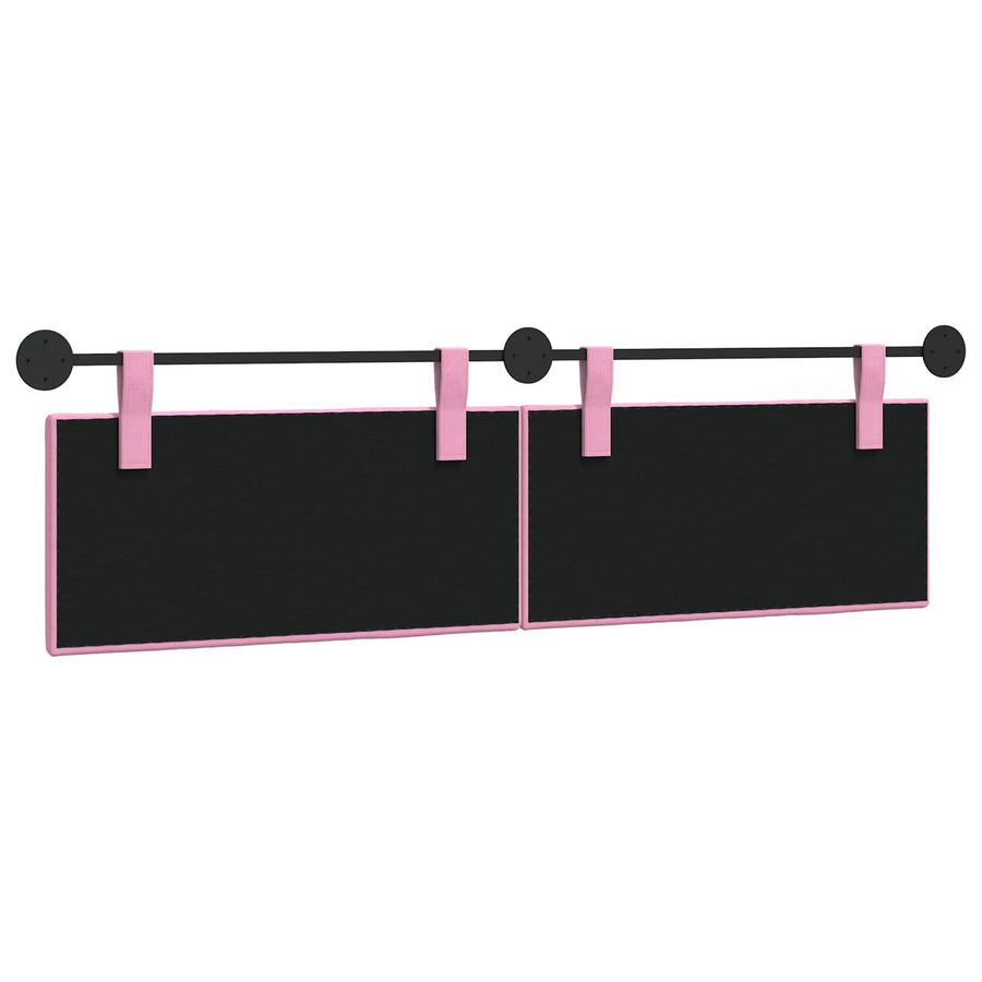 Hangend Hoofdeinde Wandgemonteerd Roze 190 x 55 x 5 cm Stof