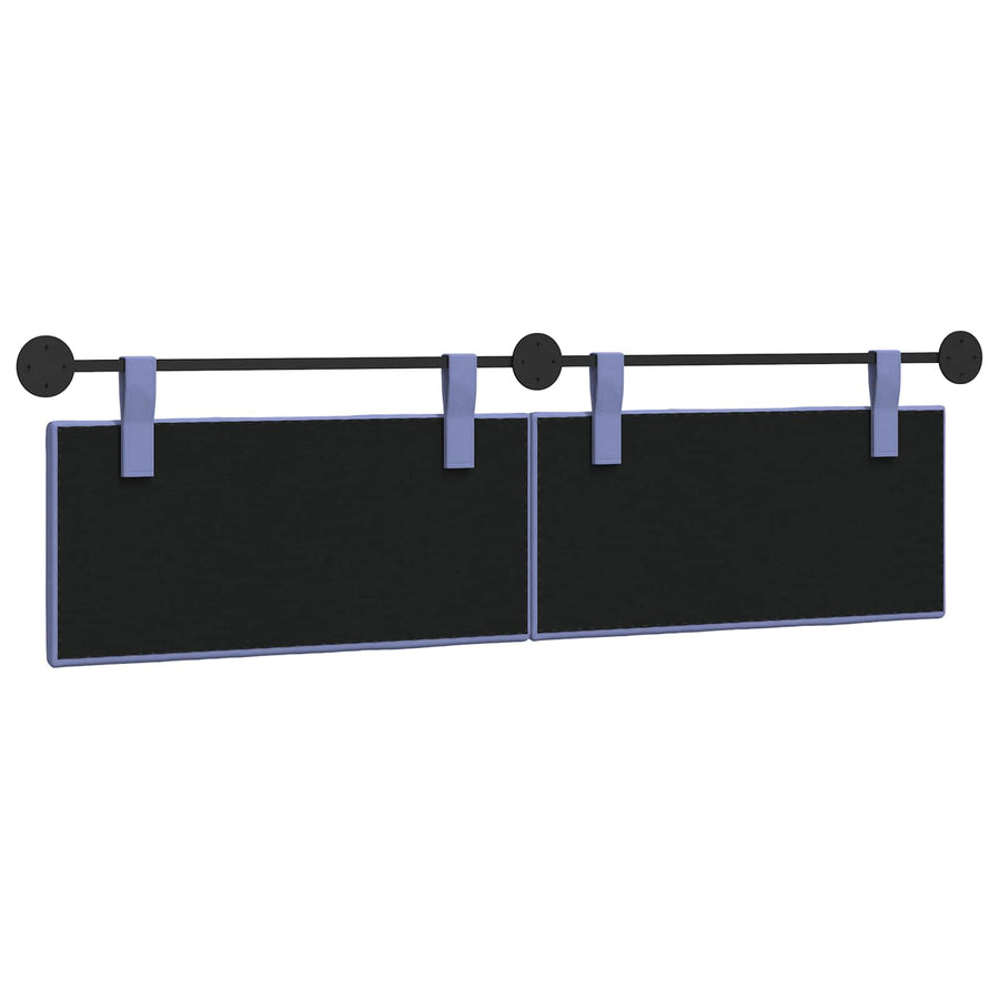 Hangend Hoofdeinde Gestreept Jeans Blauw 190 x 55 x 5 cm Stof