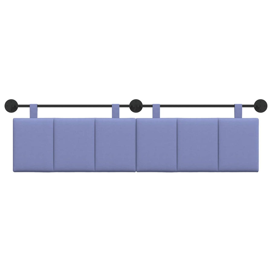 Hangend Hoofdeinde Gestreept Jeans Blauw 190 x 55 x 5 cm Stof