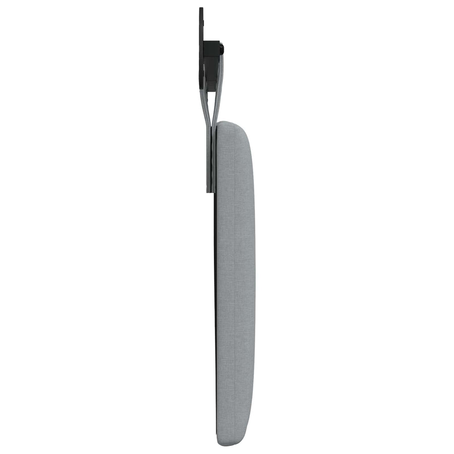 Hangend Hoofdeinde Gestreept Lichtgrijs 210 x 55 x 5 cm Stof