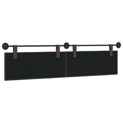 Hangend Hoofdeinde Gestreept Donkerbruin 210 x 55 x 5 cm Stof