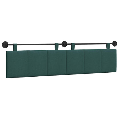Hangend Hoofdeinde Gestreept Donkergroen 210 x 55 x 5 cm Stof