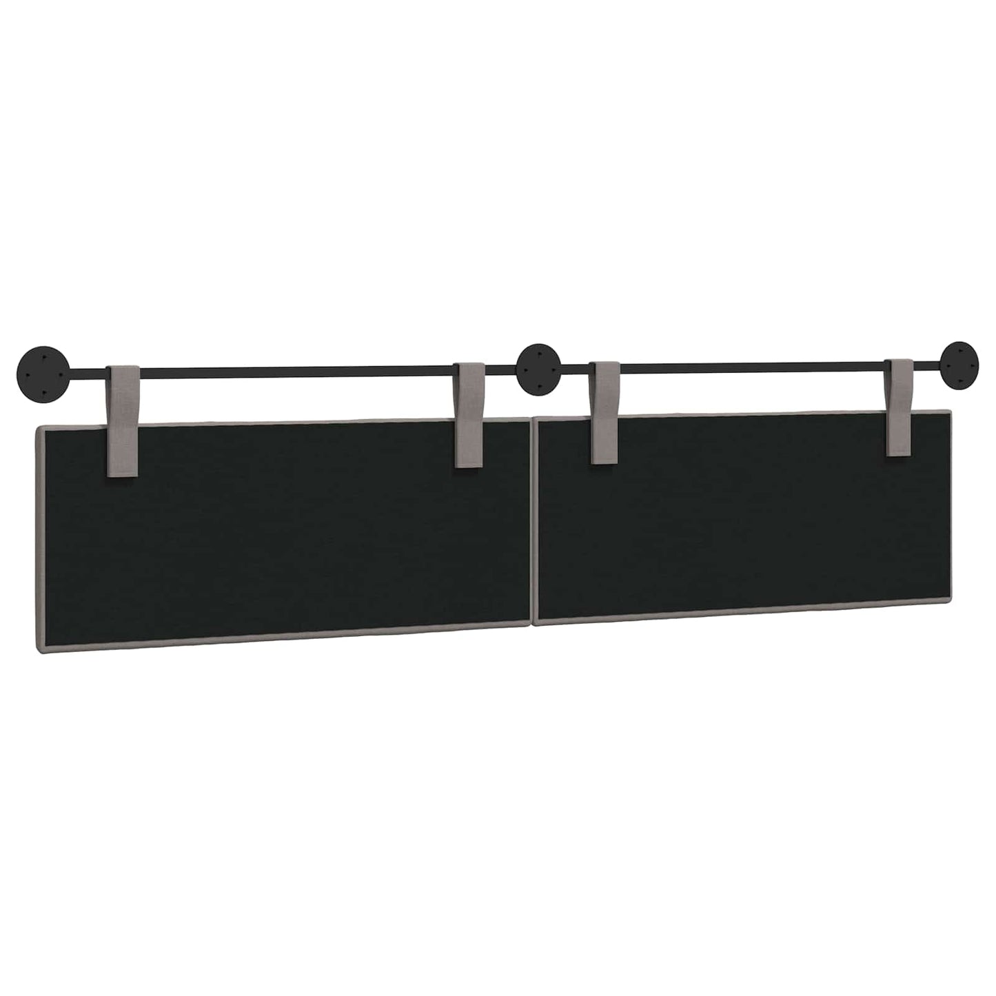Hangend Hoofdeinde Wandgemonteerd Taupe 210 x 55 x 5 cm Stof