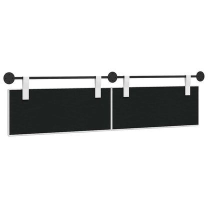 Hangend Hoofdeinde Wandgemonteerd Wit 210 x 55 x 5 cm Stof