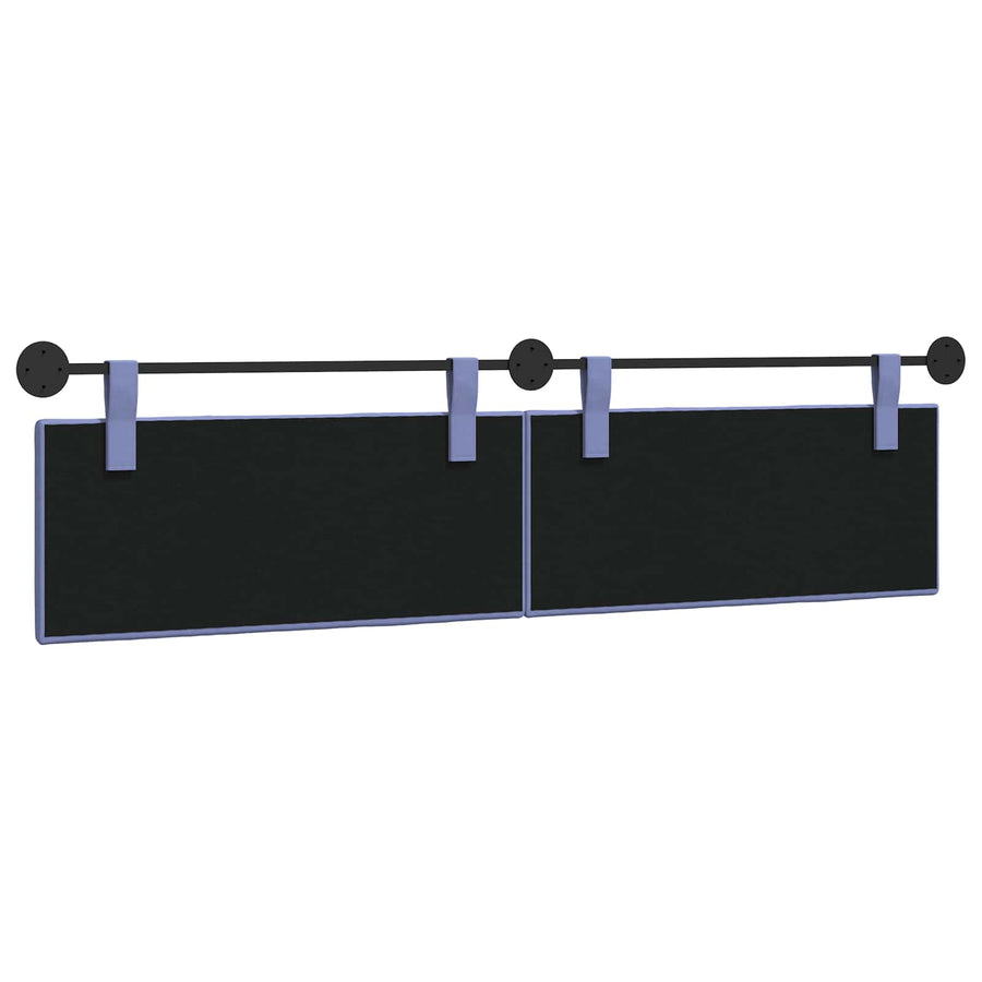Hangend Hoofdeinde Gestreept Jeans Blauw 210 x 55 x 5 cm Stof
