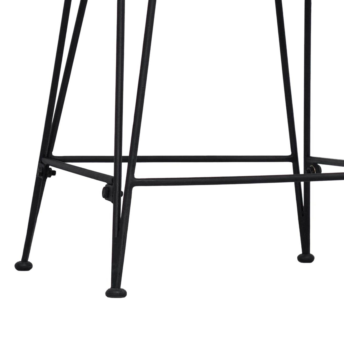 Barkruk 2 pcs Naturel 44 x 54 x 96 cm Rattan en staal