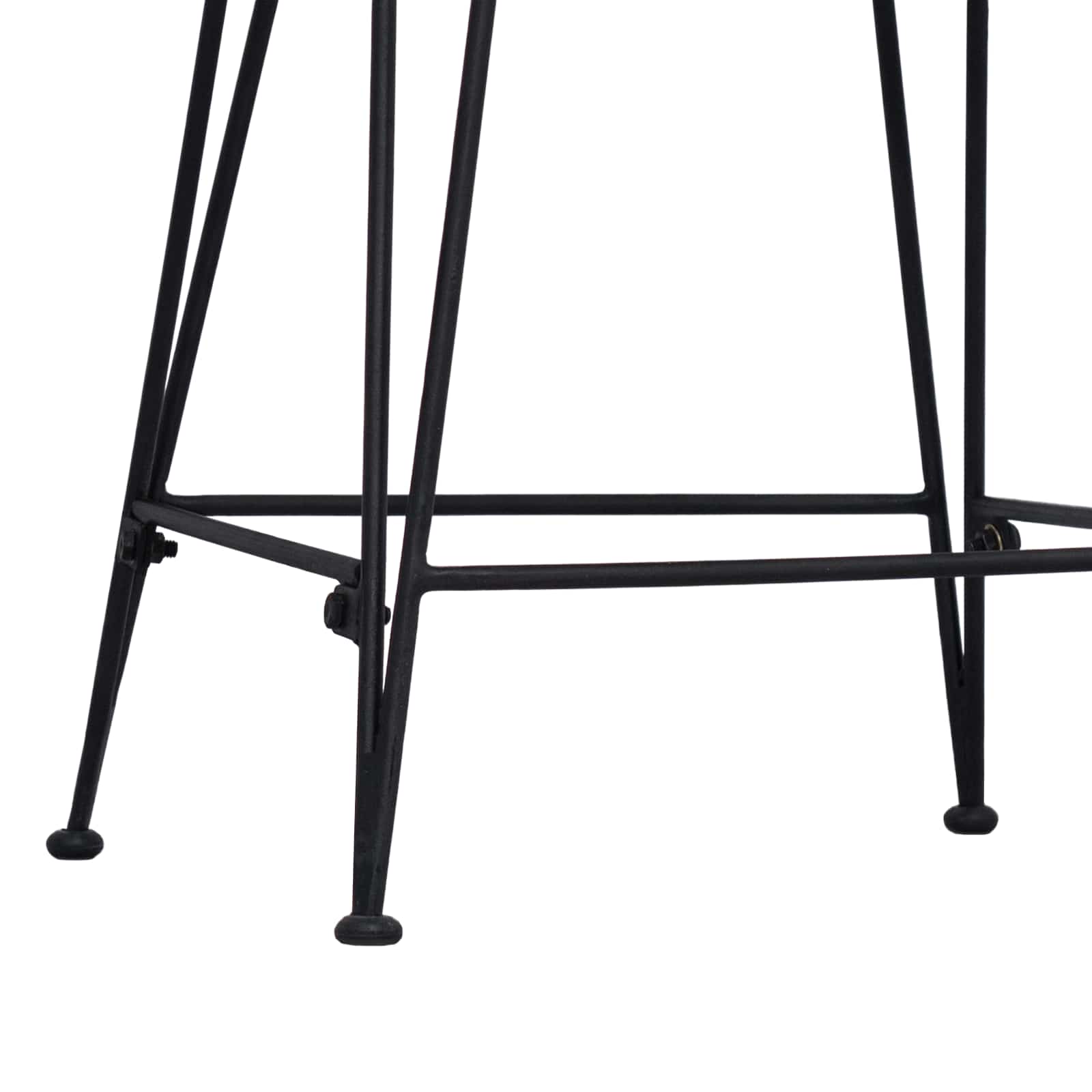Barkruk 2 pcs Naturel 44 x 54 x 96 cm Rattan en staal