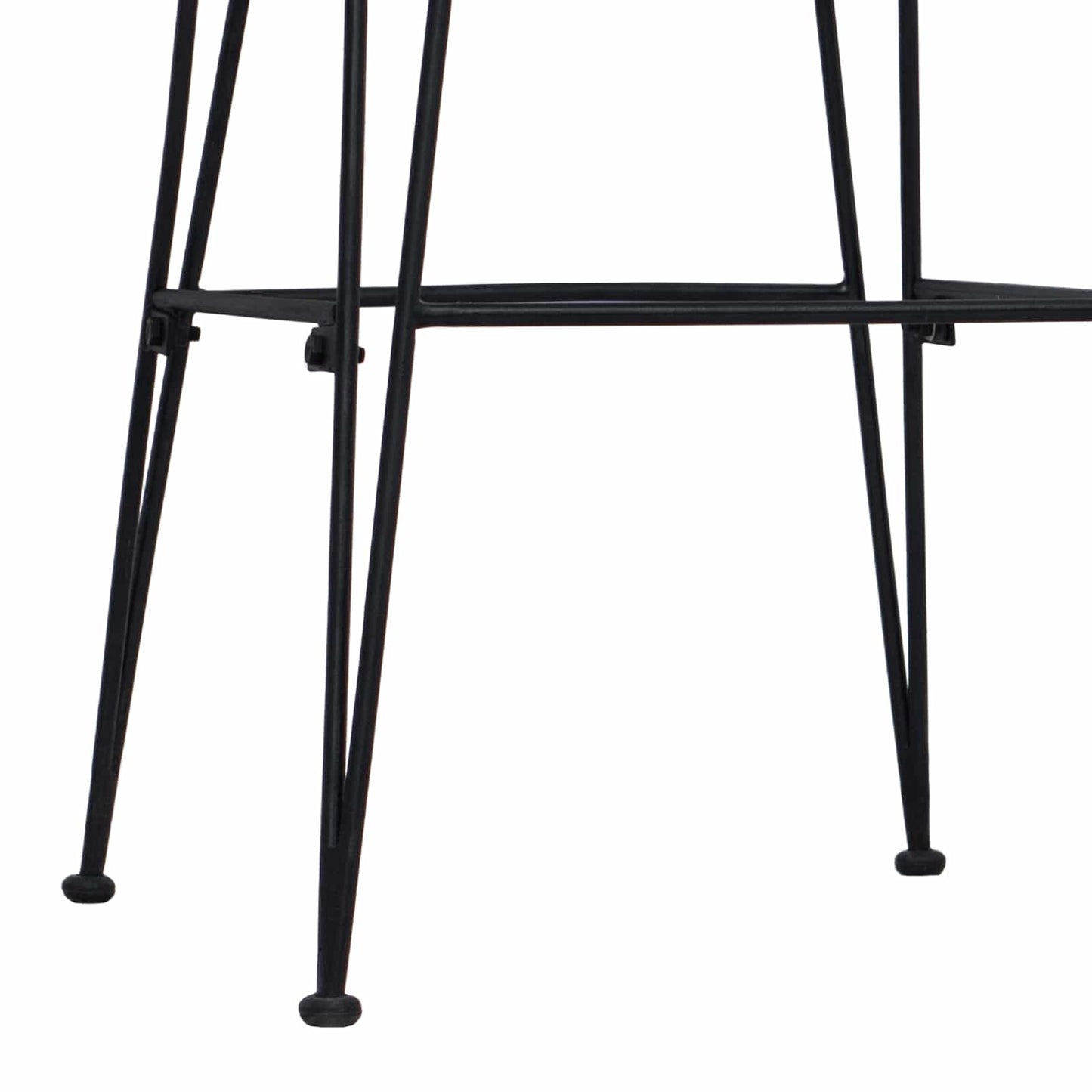 Barkruk 2 pcs Naturel 44 x 55 x 109 cm Rattan en staal