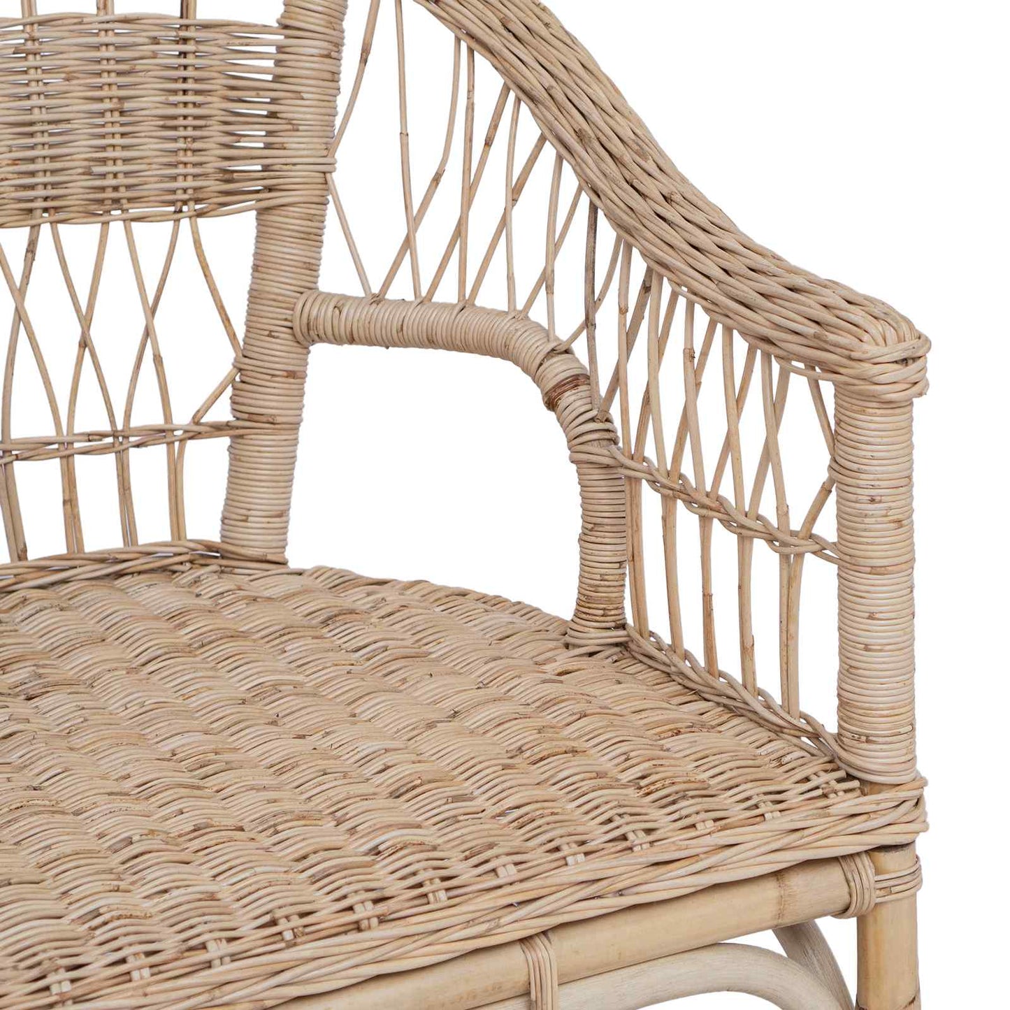 Stapelstoel Naturel 60 x 60 x 81 cm Rattan