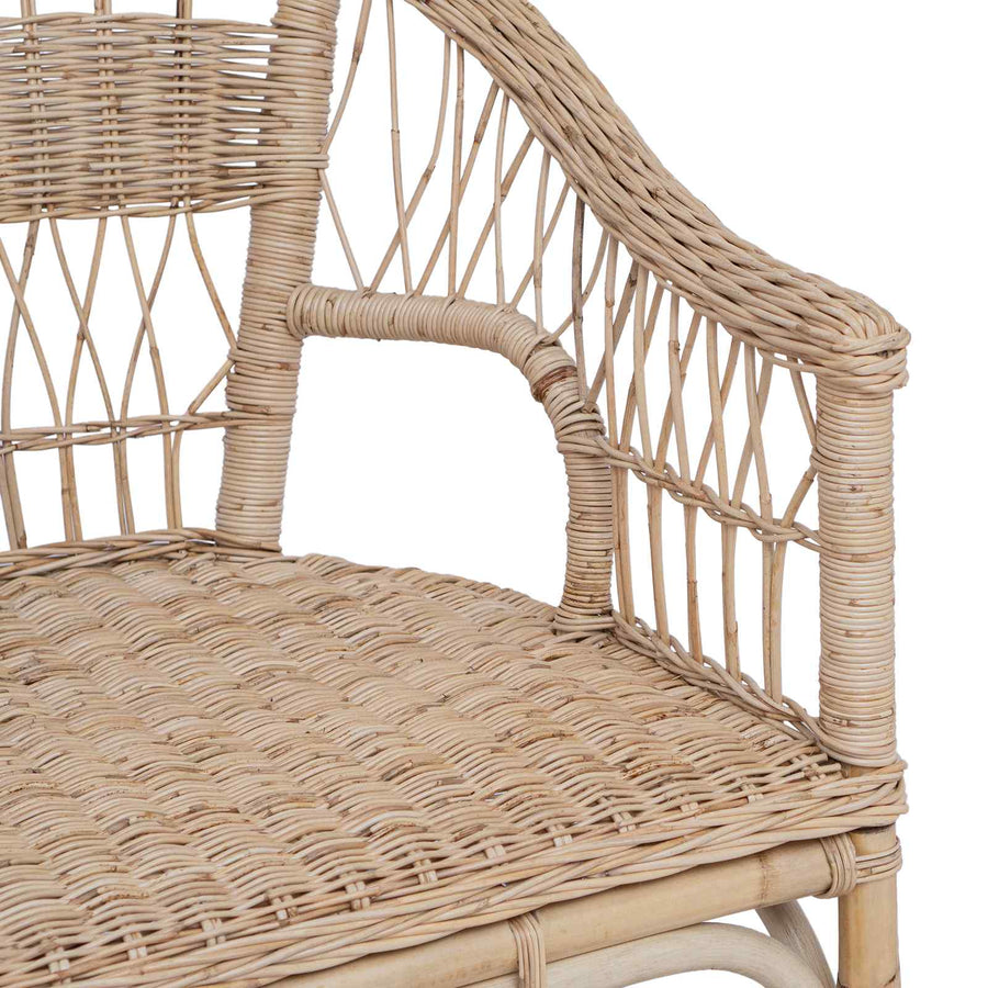 Stapelstoel Naturel 60 x 60 x 81 cm Rattan