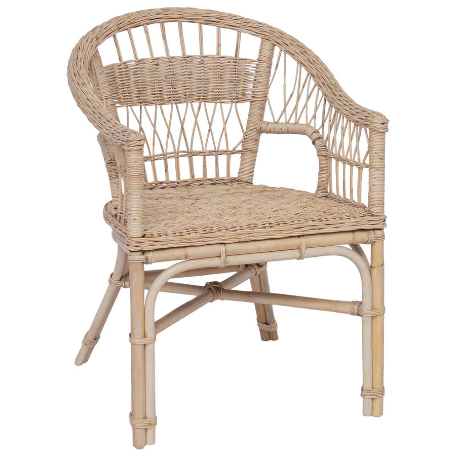 Stapelstoel Naturel 60 x 60 x 81 cm Rattan