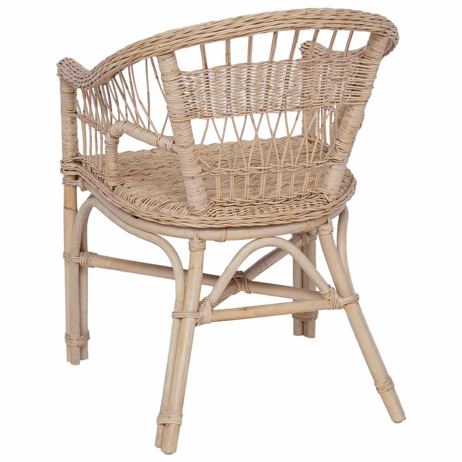 Stapelstoel Naturel 60 x 60 x 81 cm Rattan