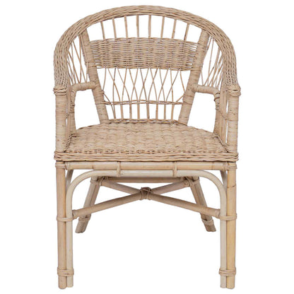 Stapelstoel Naturel 60 x 60 x 81 cm Rattan