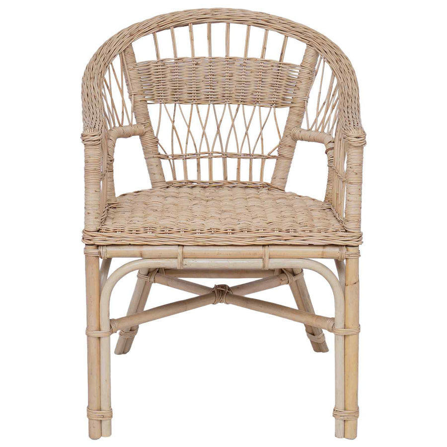 Stapelstoel Naturel 60 x 60 x 81 cm Rattan