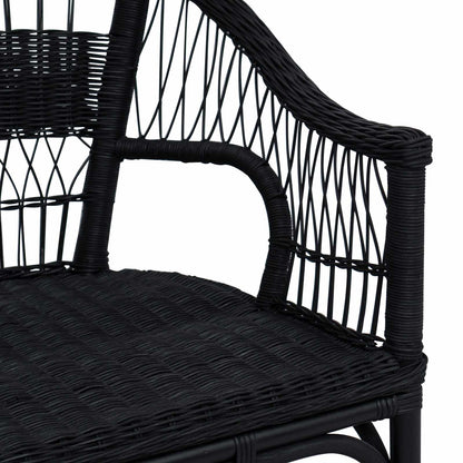 Stapelstoel Zwart 60 x 60 x 81 cm Rattan