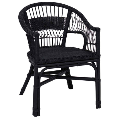 Stapelstoel Zwart 60 x 60 x 81 cm Rattan