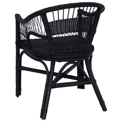 Stapelstoel Zwart 60 x 60 x 81 cm Rattan