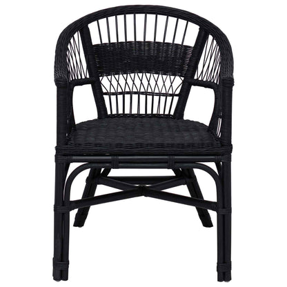 Stapelstoel Zwart 60 x 60 x 81 cm Rattan