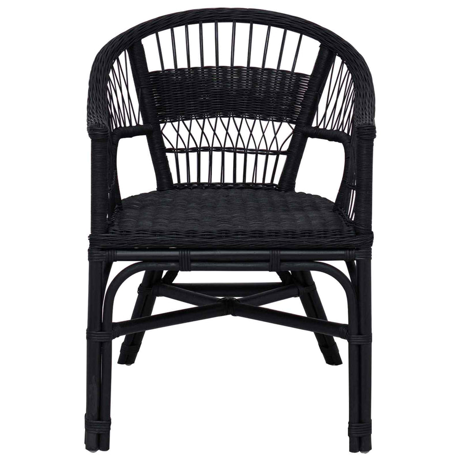 Stapelstoel Zwart 60 x 60 x 81 cm Rattan