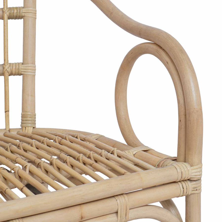 Stapelstoel Naturel 58 x 60 x 81 cm Rattan