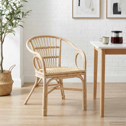 Stapelstoel Naturel 58 x 60 x 81 cm Rattan