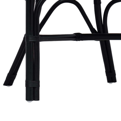 Stapelstoel Zwart 58 x 60 x 81 cm Rattan