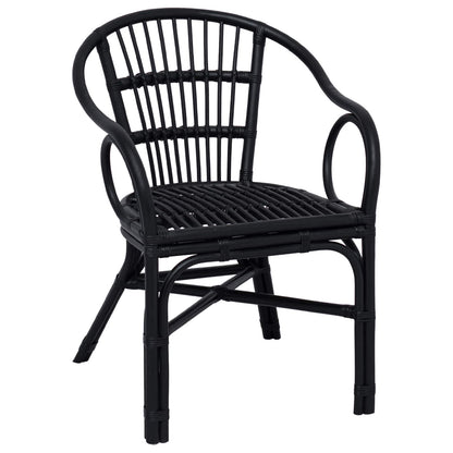 Stapelstoel Zwart 58 x 60 x 81 cm Rattan