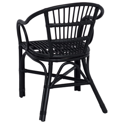 Stapelstoel Zwart 58 x 60 x 81 cm Rattan