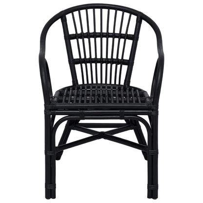 Stapelstoel Zwart 58 x 60 x 81 cm Rattan