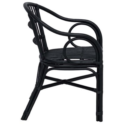 Stapelstoel Zwart 58 x 60 x 81 cm Rattan