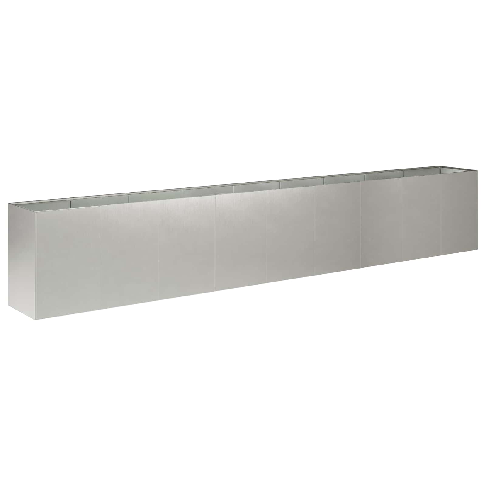 Plantenbak zilver 360 x 40 x 60 cm Roestvrij staal